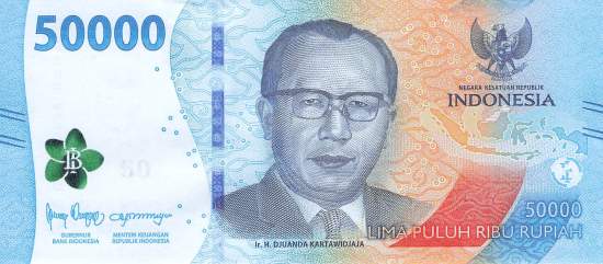 Indonesien 50.000 Rupiah 2022 p167